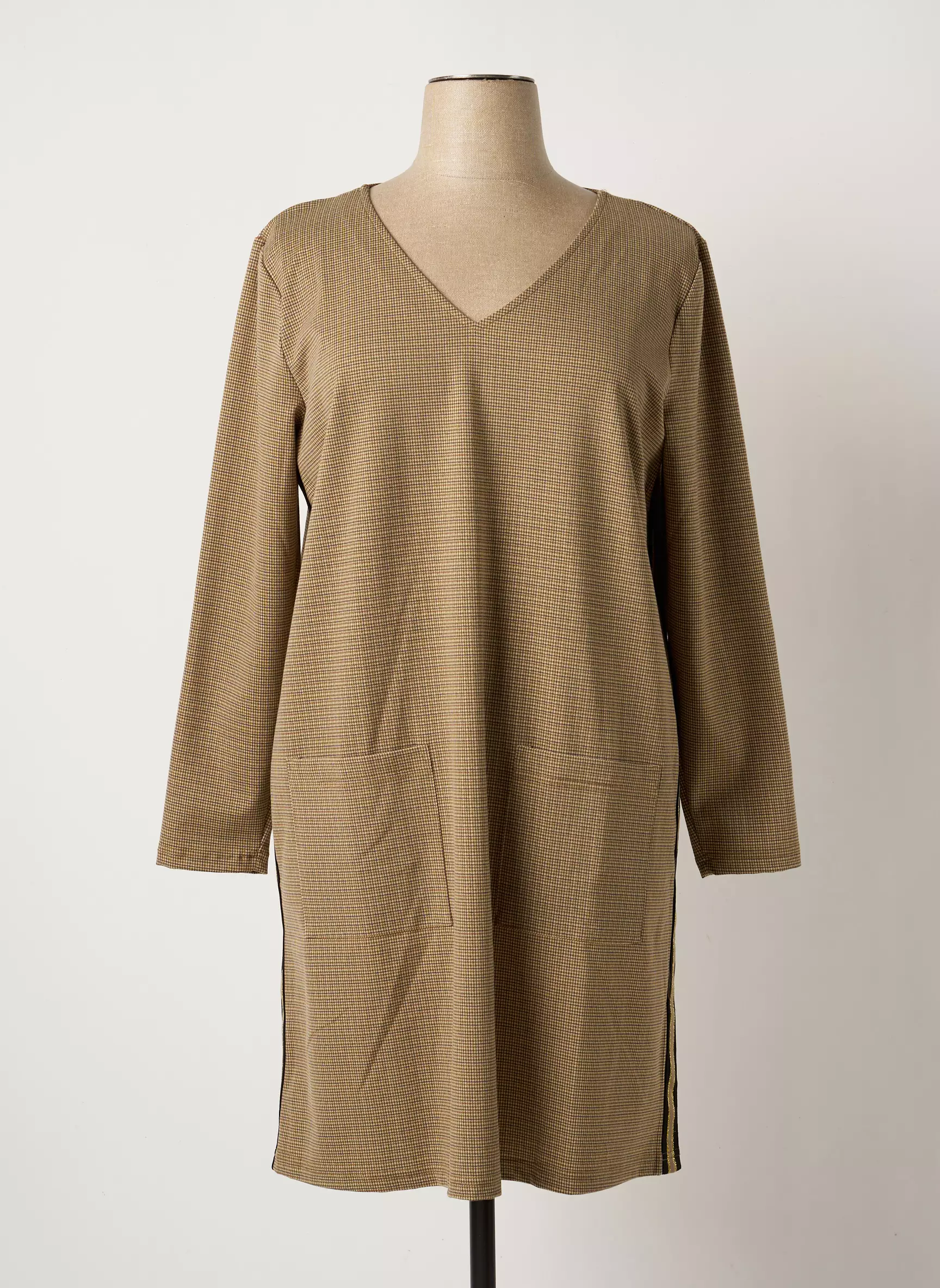 Cream Robes Courtes Femme couleur beige