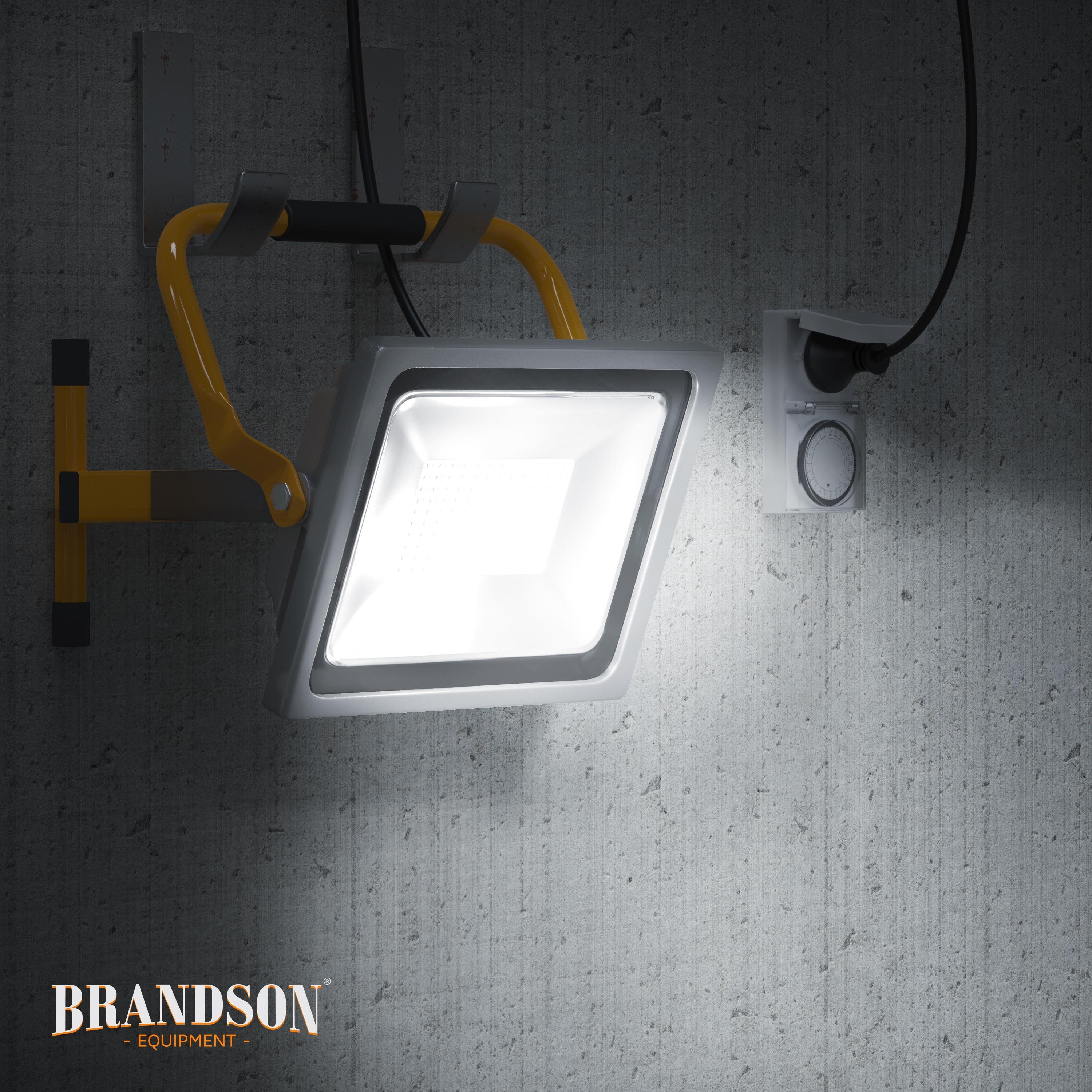 Brandson Baustrahler, 50W LED Outdoor-Baustrahler IP65-Schutzart / Geringe Wärmeentwicklung