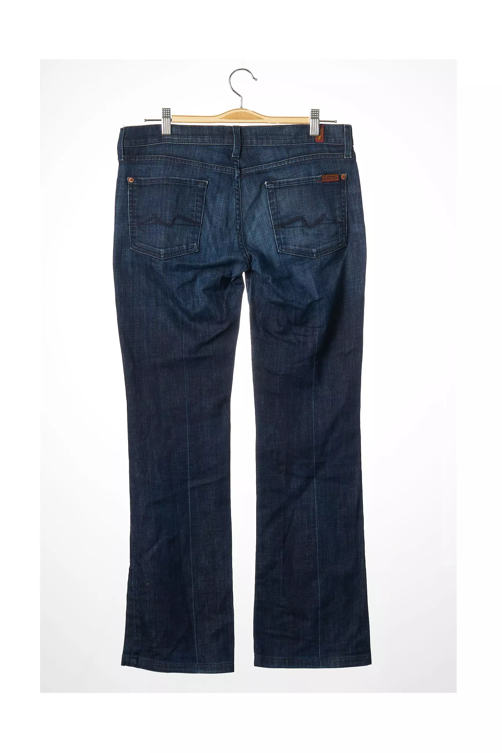 For All Mankind Pantalon7 8 Femme couleur bleu