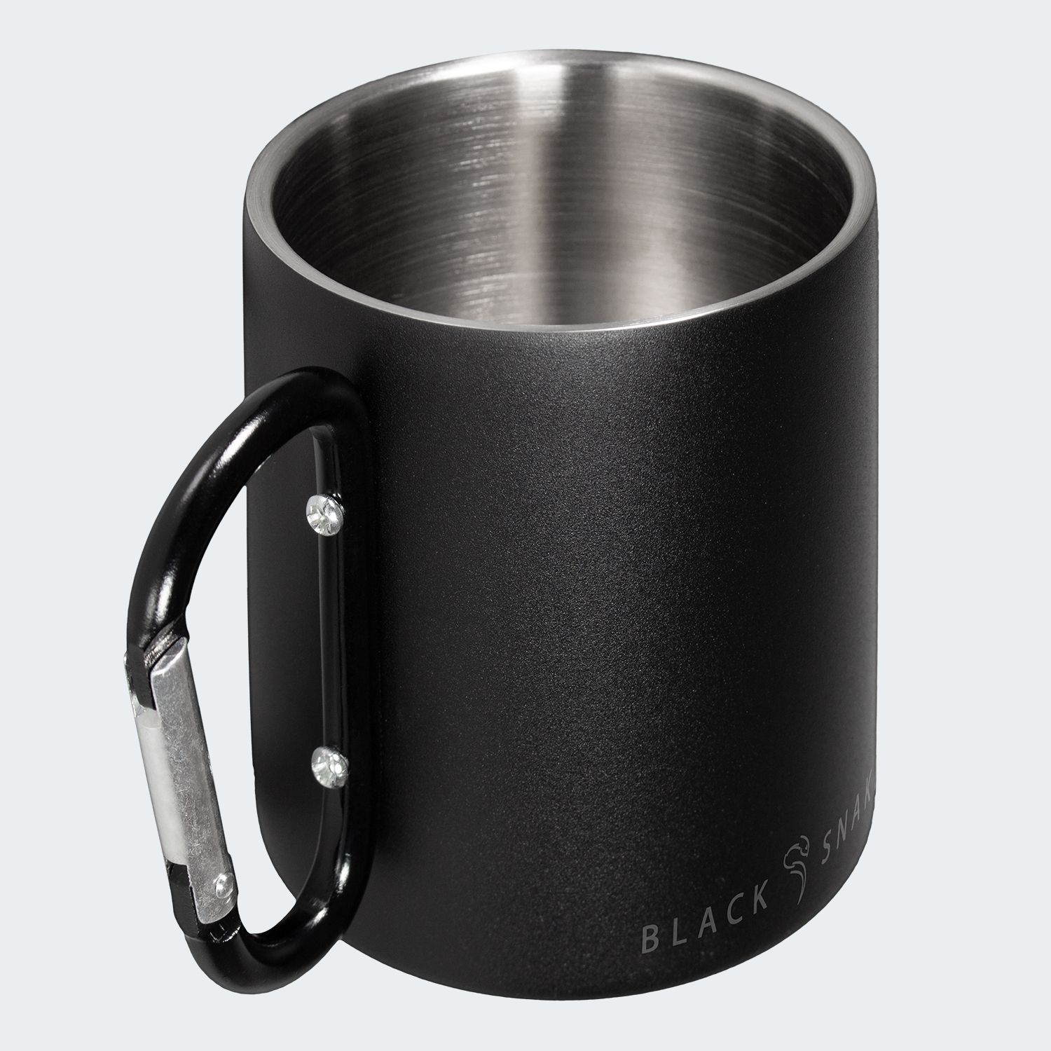 Black Snake Karabiner Edelstahl Thermo Tasse