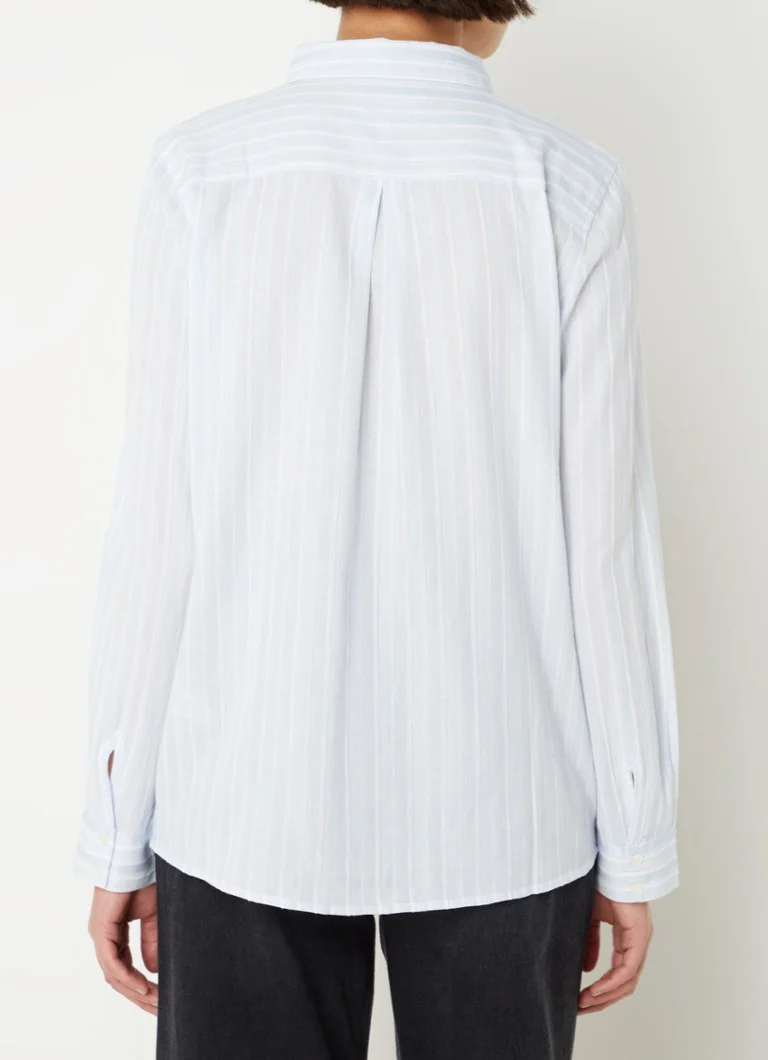 ba&sh  Scherif blouse met streepprint