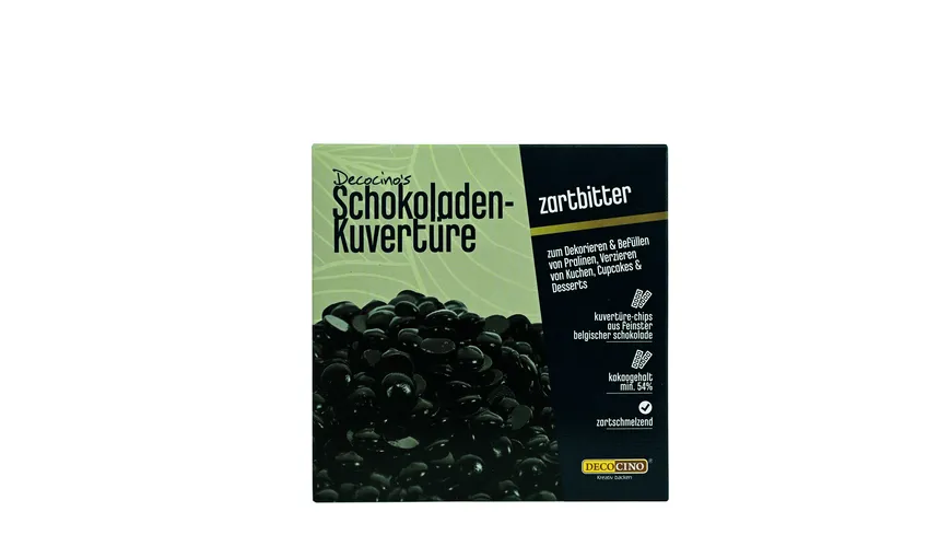 DECOCINO Schokoladen-Kuvertüre Zartbitter