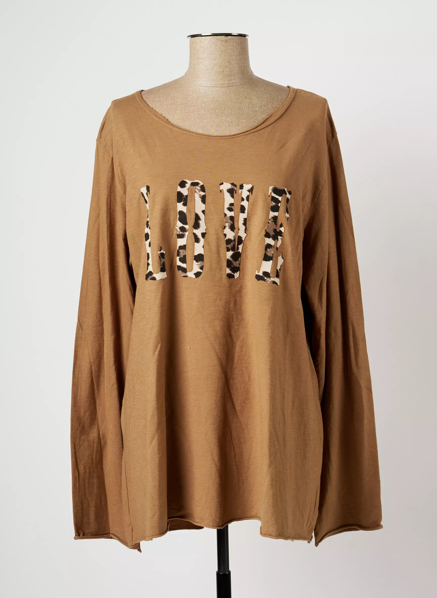 C Melodie Tshirts Femme couleur marron