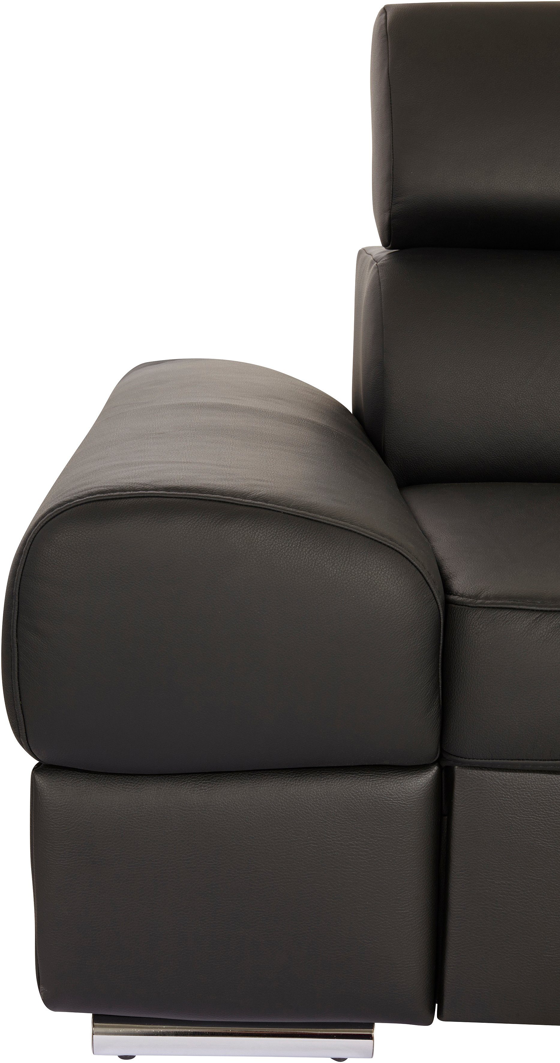 sit&more Ecksofa Broadway, mit verstellbaren Kopfteilen, wahlweise mit Bettfunktion