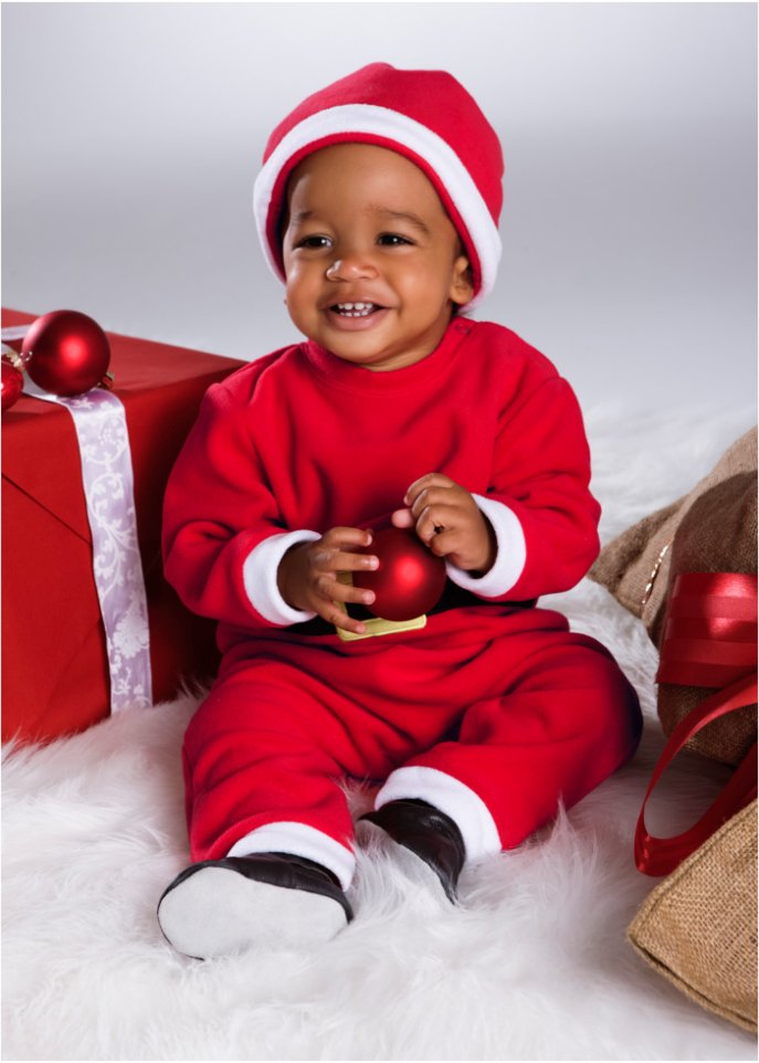 Baby Overall + Mütze (2-tlg. Set) Weihnachten