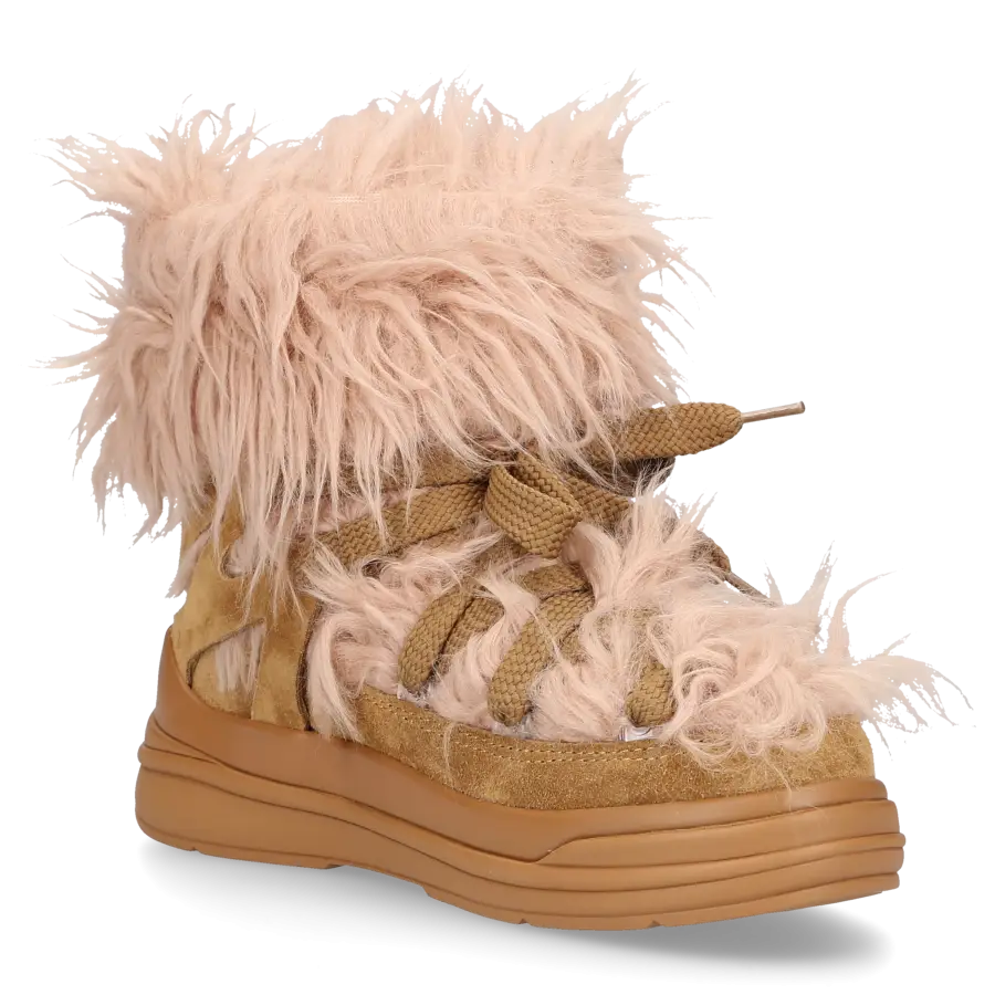 Moncler - Stiefeletten M2370 Lammleder - beige