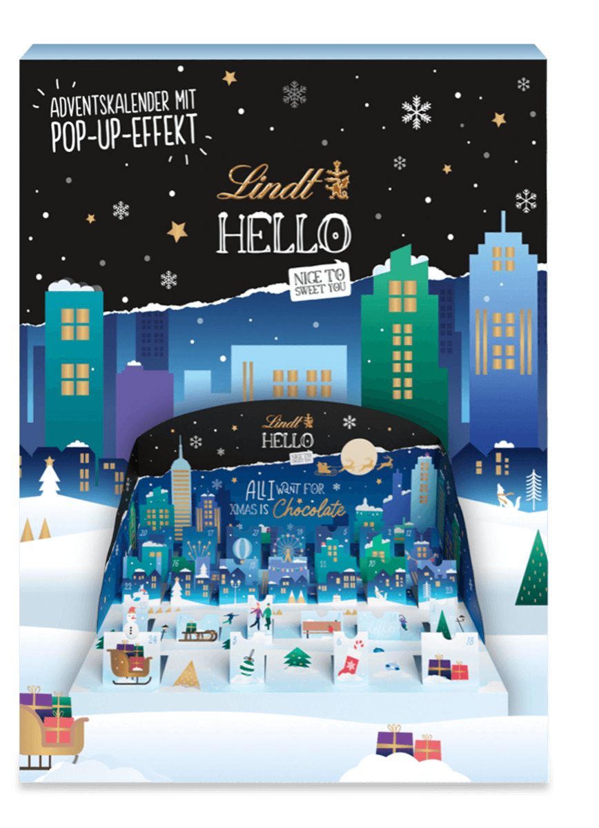 HELLO Adventskalender PopUp, 235g