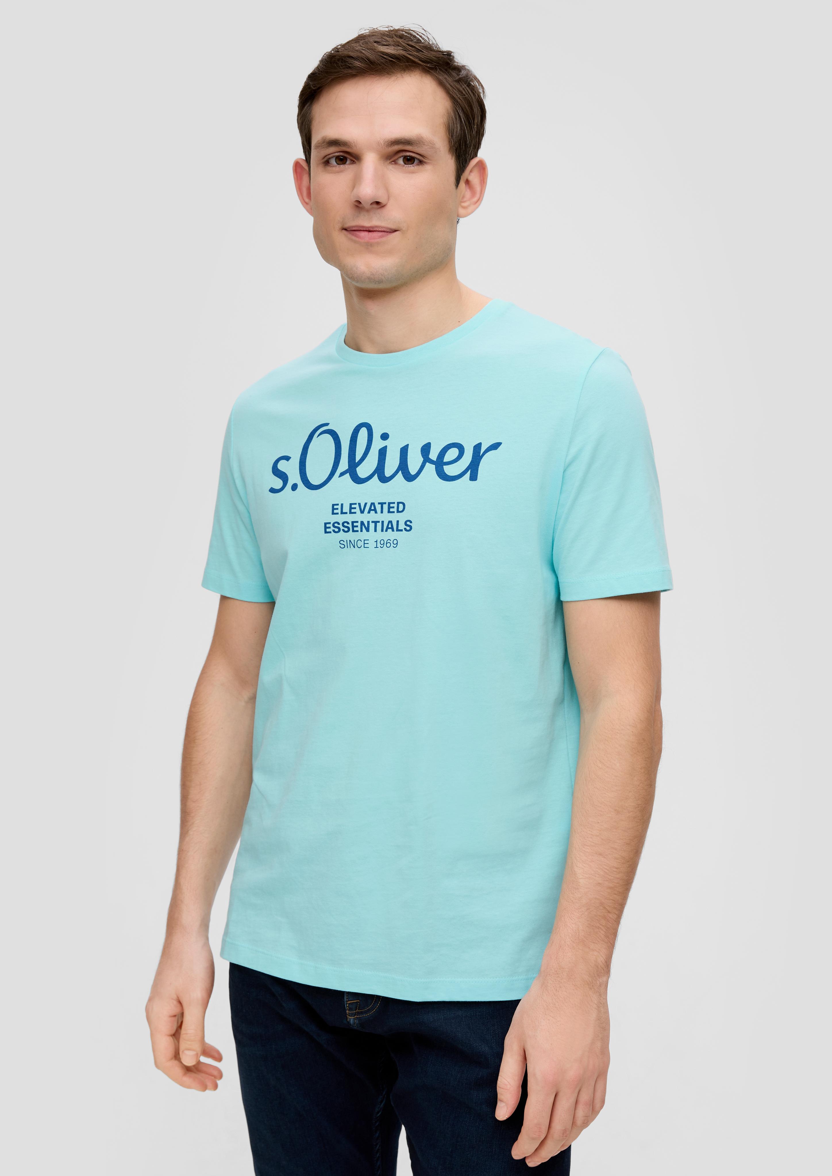 T-Shirt mit Label-Print  2139909-60D1