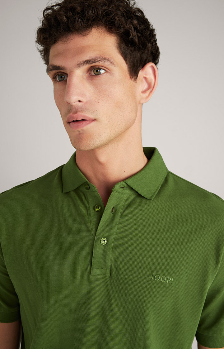 Baumwoll-Poloshirt Primus in Dunkelgrün