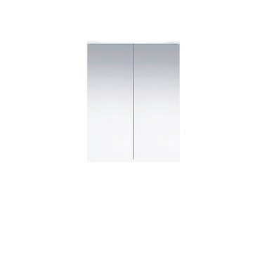 welltime Badezimmer-Set Prag, (Set, 2-St), Waschbeckenunterschrank & Spiegelschrank