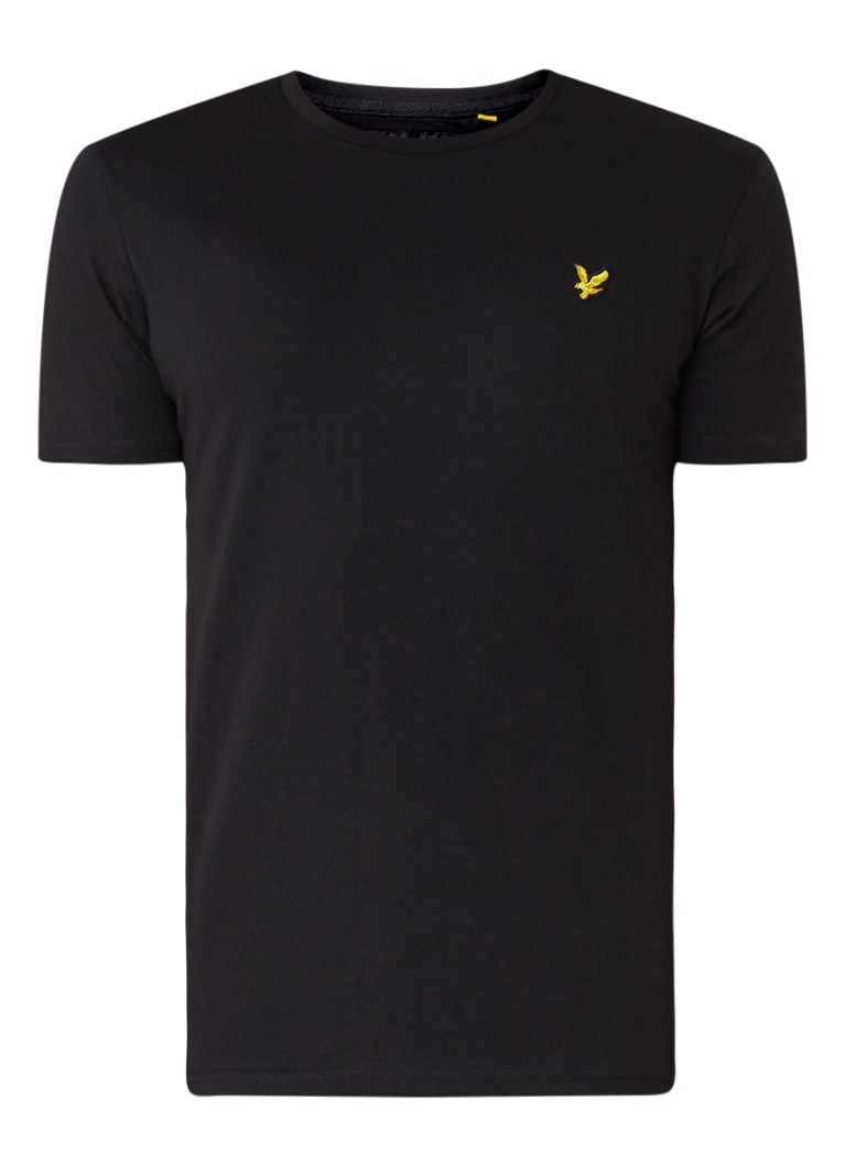 Lyle & Scott  T-shirt met merkembleem
