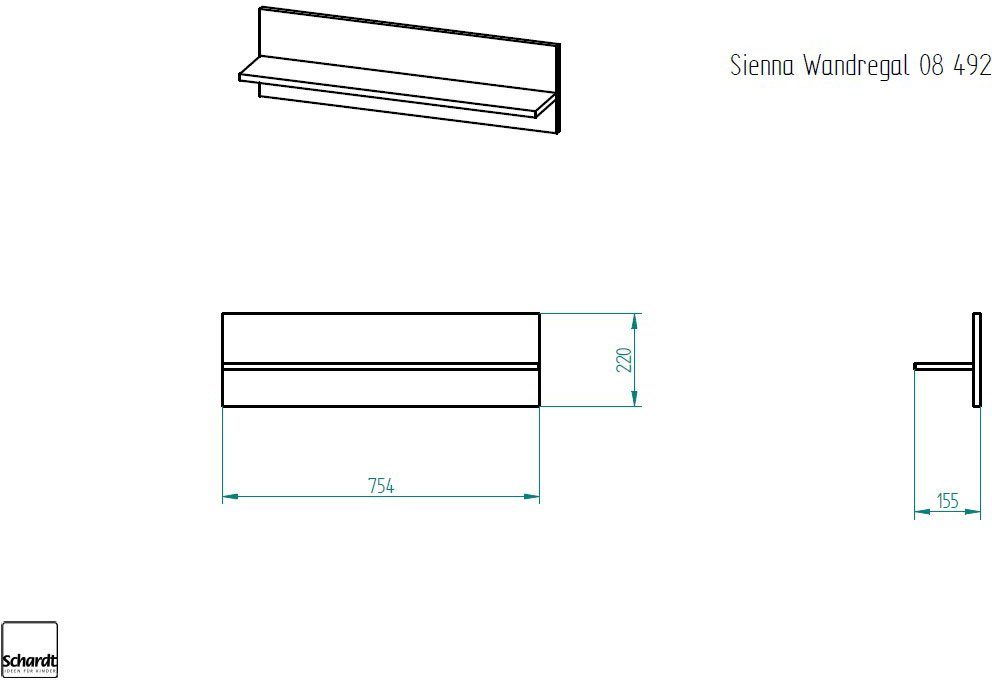 Schardt Kinderregal Sienna White, Made in Germany