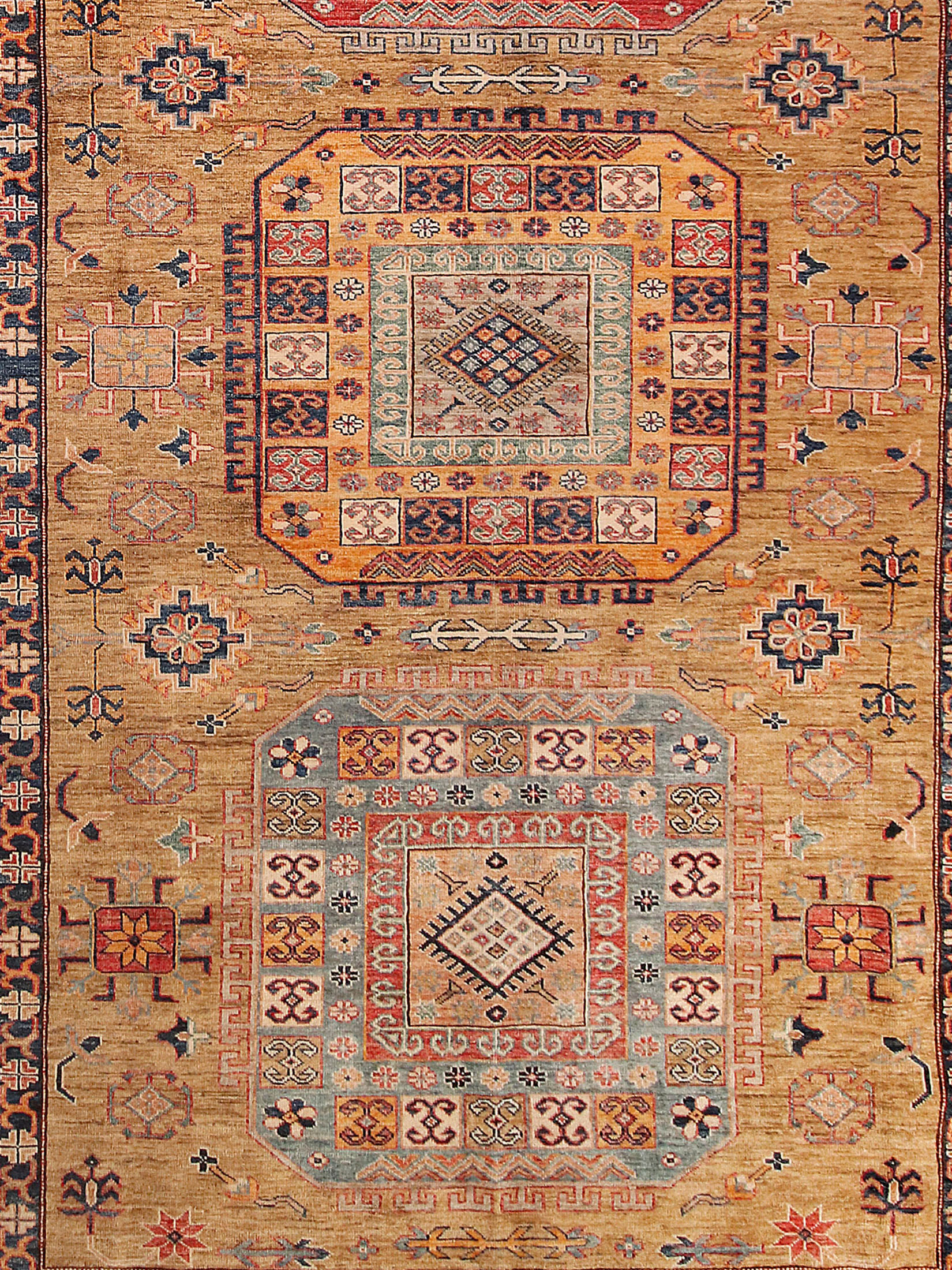 Kazak Ghazni ca. 195 x 299 cm, Unikat / Einzelstück