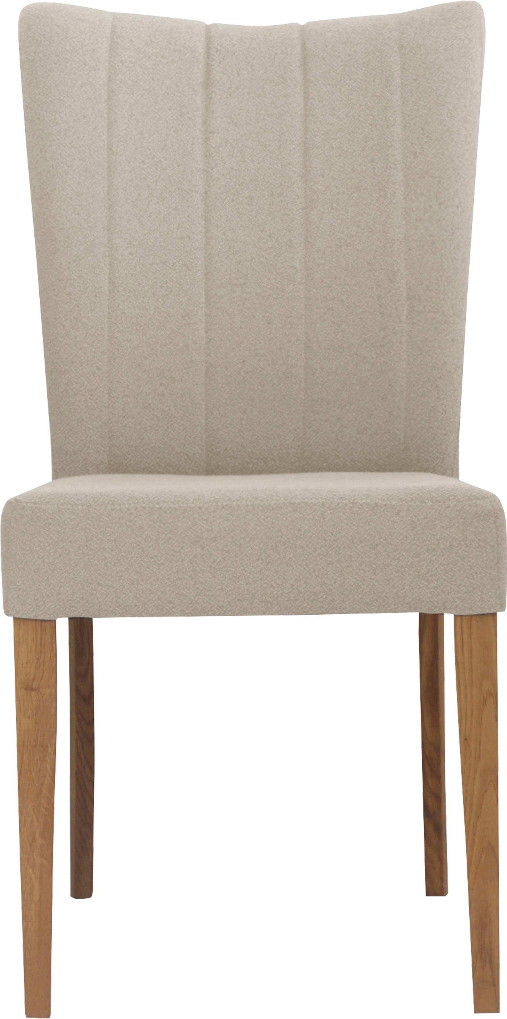 Home affaire 4-Fußstuhl Dia (Set, 2 St), Gestell Eiche massiv geölt