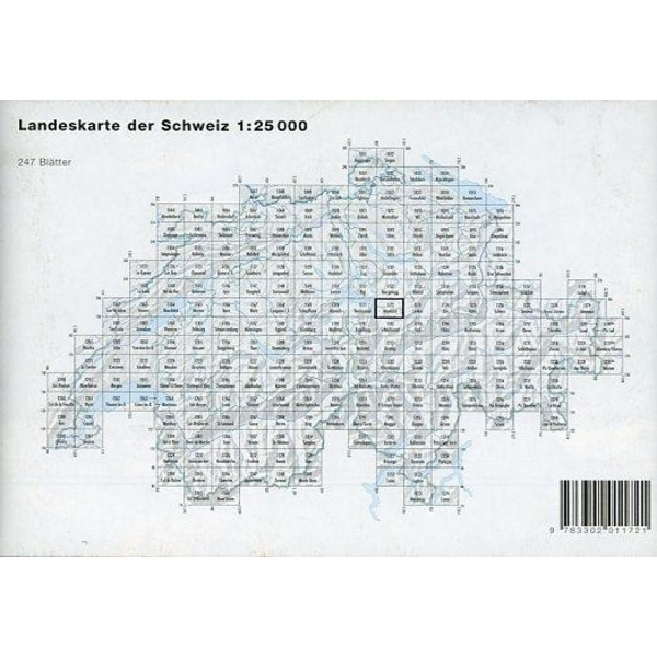 Swisstopo 1 : 25 000 Muotathal - Wanderkarte