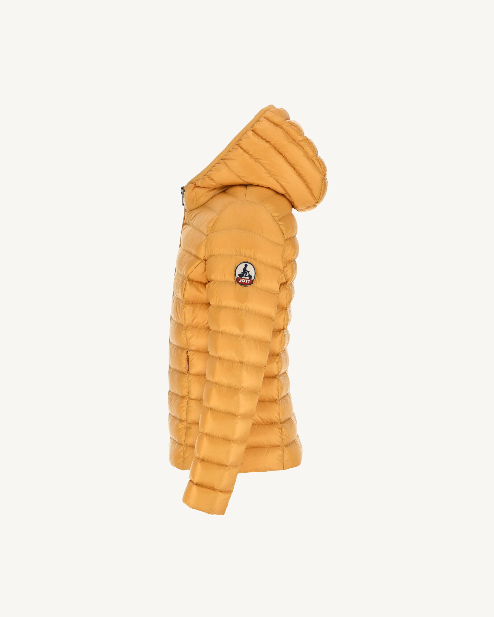 Doudoune légère à capuche enfant Moutarde Carla