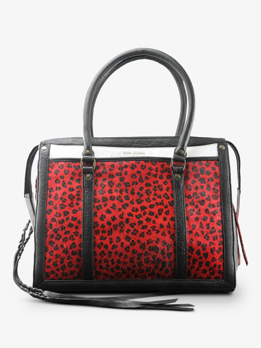 LeRive Droite - M - Léopard - Noir / Rouge