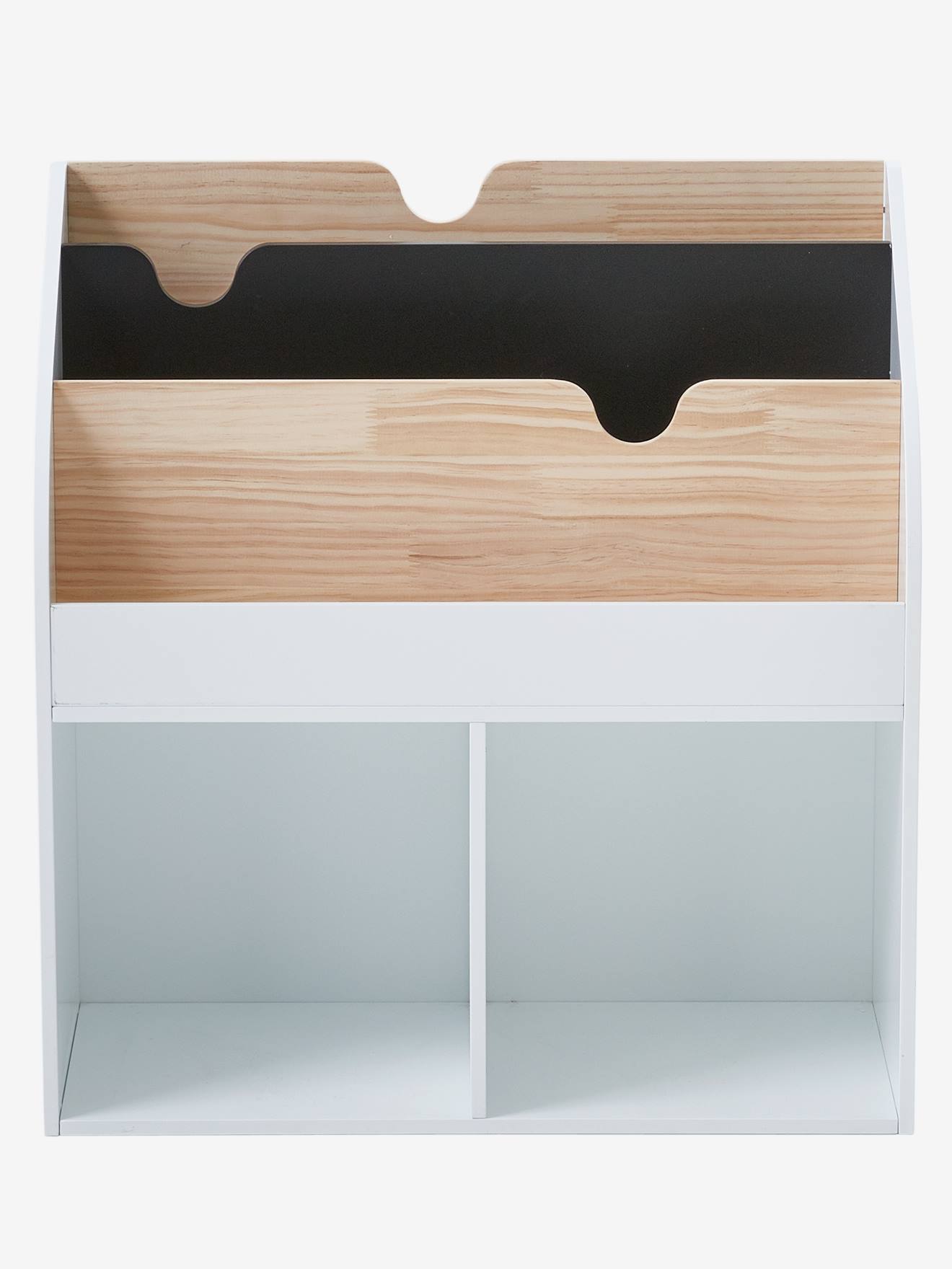 Vertbaudet Kinder Bücherregal SCHOOL, 2 Fächer - rosa
