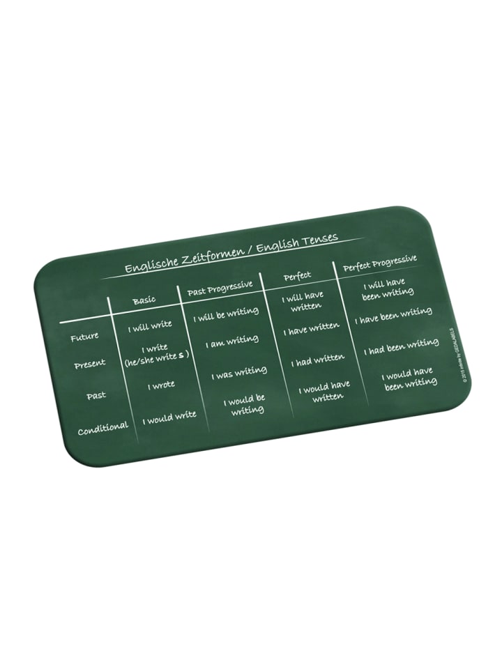 Geda Labels Frühstücksbrettchen Englisch in Grün - 23,5x14,5x0,3cm günstig kaufen onesize