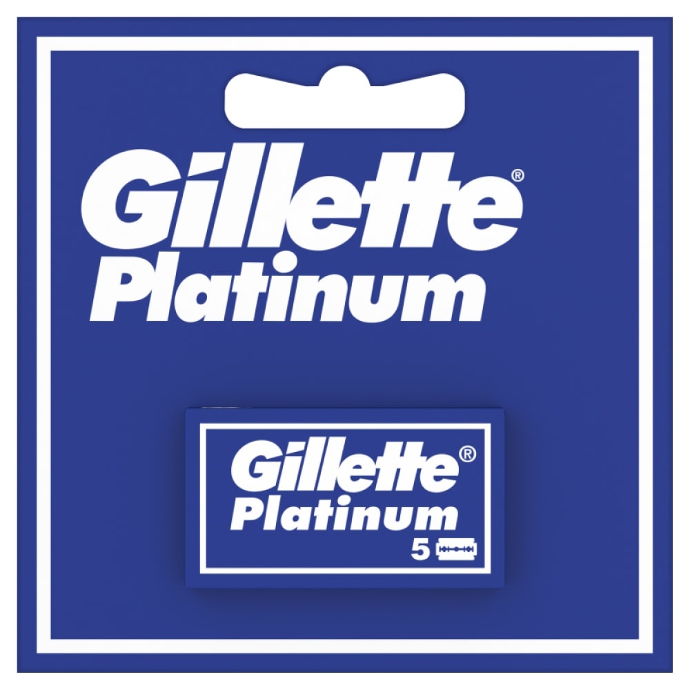 gillette Gillette Platinum Lame De Rasoir Pour Homme x5 Lames de Rasoir