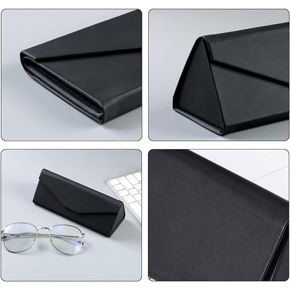 aikidio Brillenetui Triangle Black Folding Brillenetui