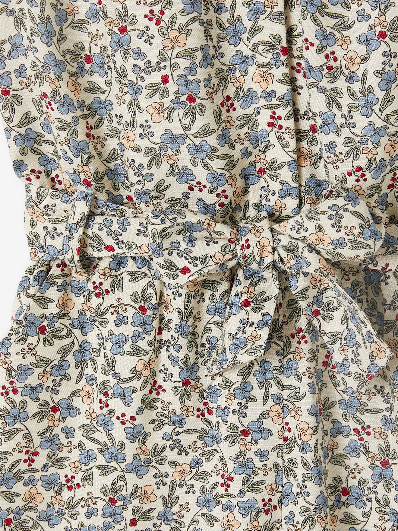 Vertbaudet Kurzer Mädchen Jumpsuit Oeko-Tex - wollweiß