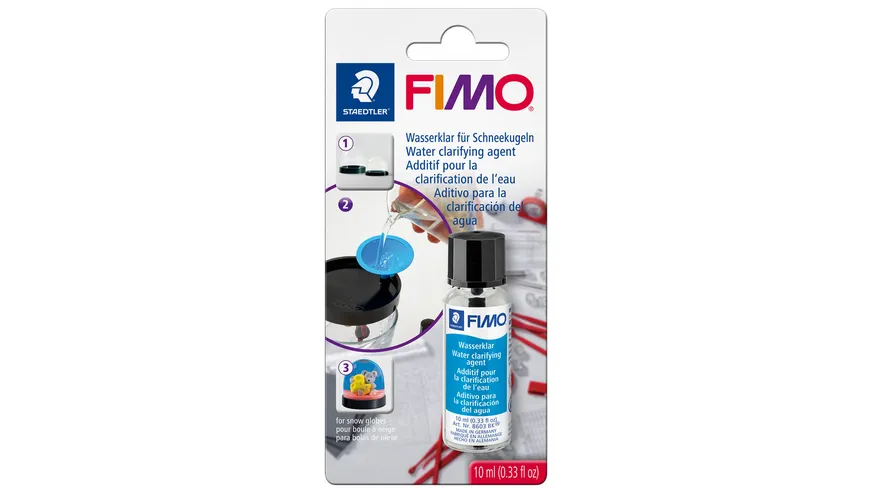STAEDTLER Modellierbedarf FIMO® Schneekugel Wasserklar 10 ml