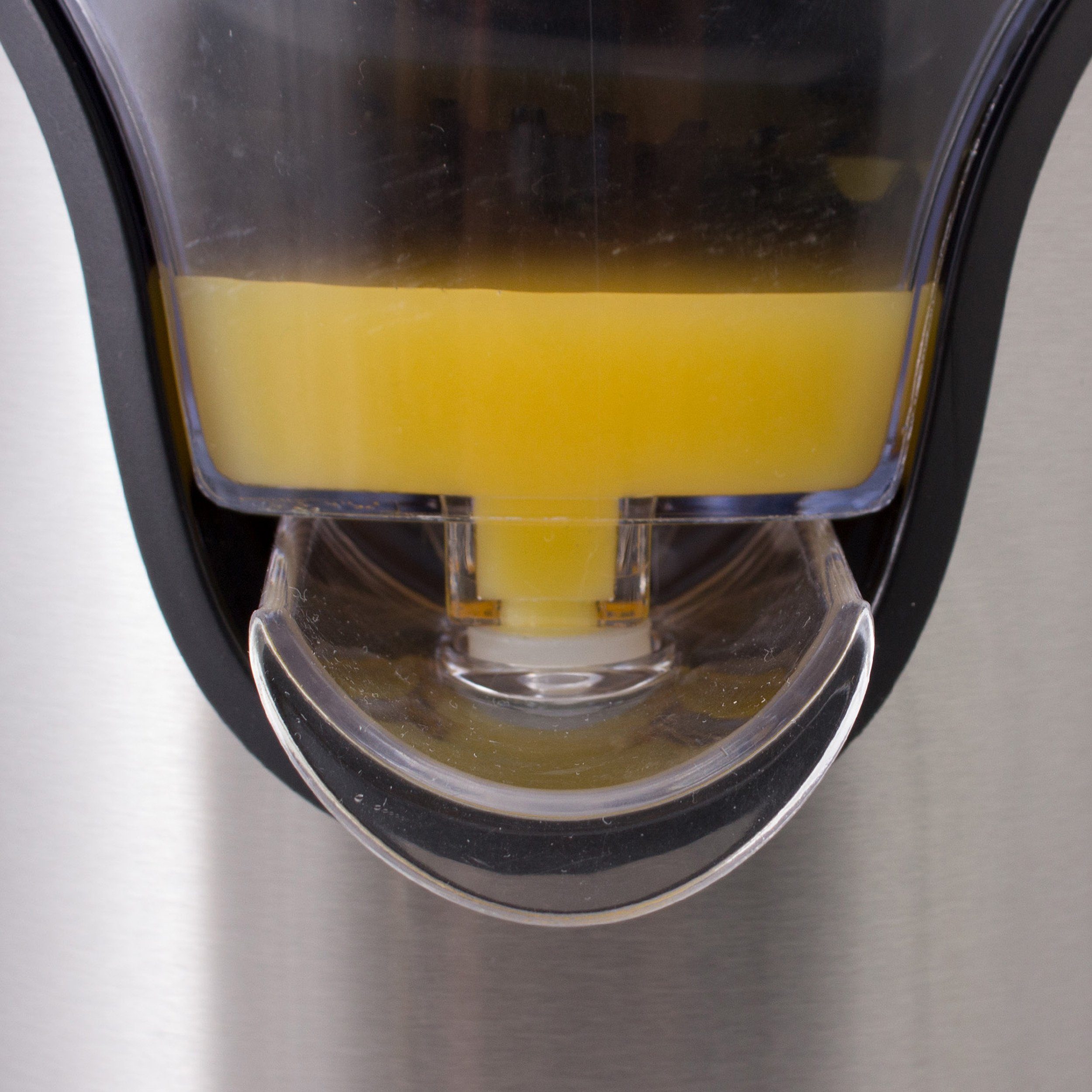 Suntec Wellness Zitruspresse ZIP-8434 design, 100,00 W, Elektrischer Entsafter mit 2 Presskugeln, Saftpresse aus Edelstahl