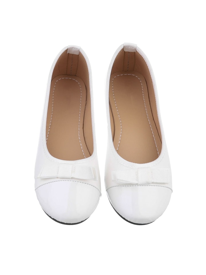 Ital-Design Ballerina in Weiß günstig kaufen