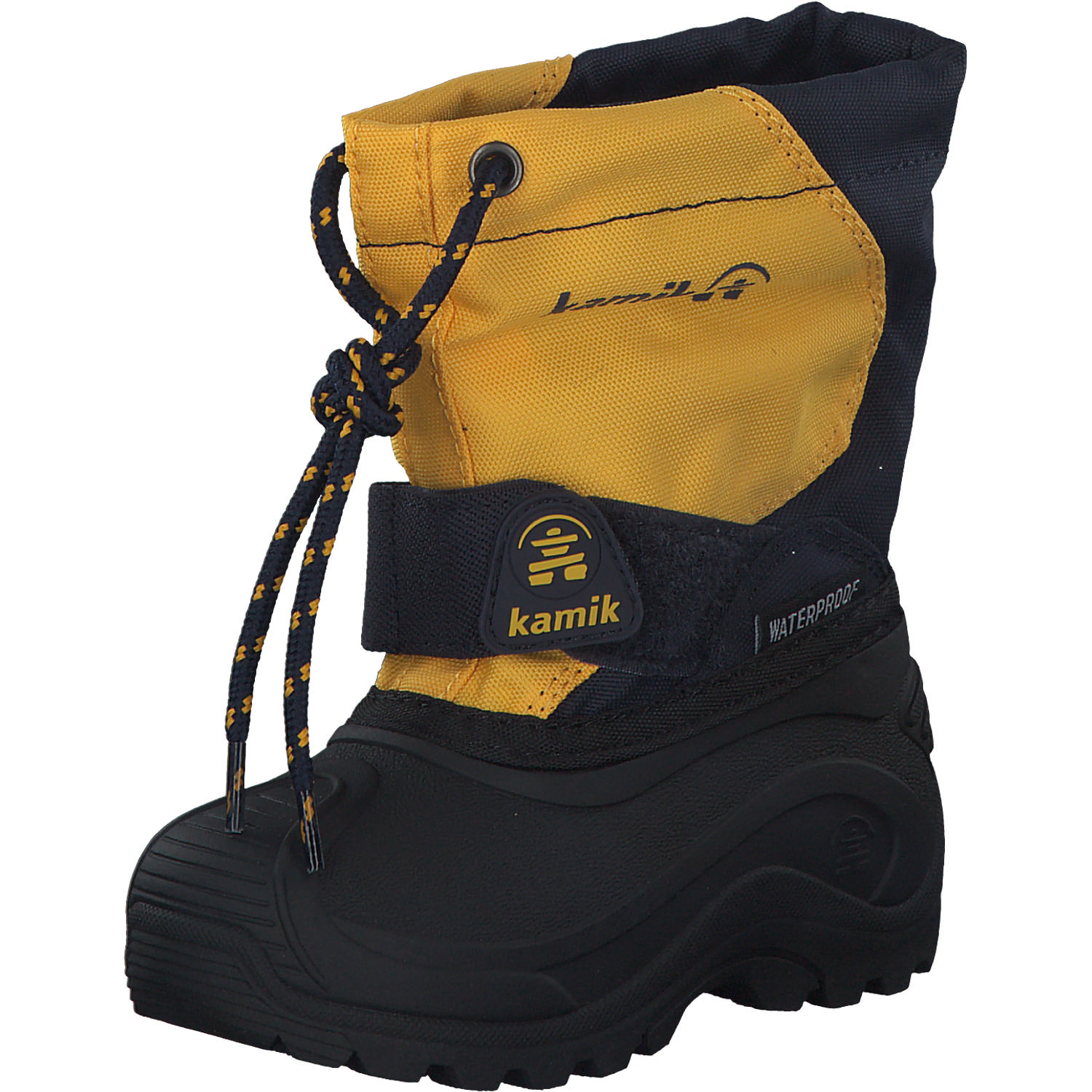 Kamik Snowfox 3WP NF8403/NF4403 M, Winterstiefel, Kinder, navy/citrus-marine