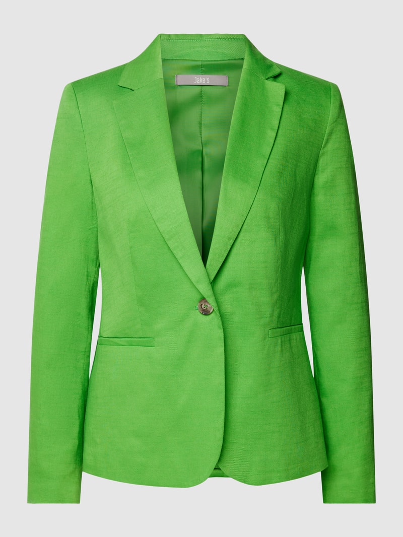 Blazer mit Reverskragen in grün
