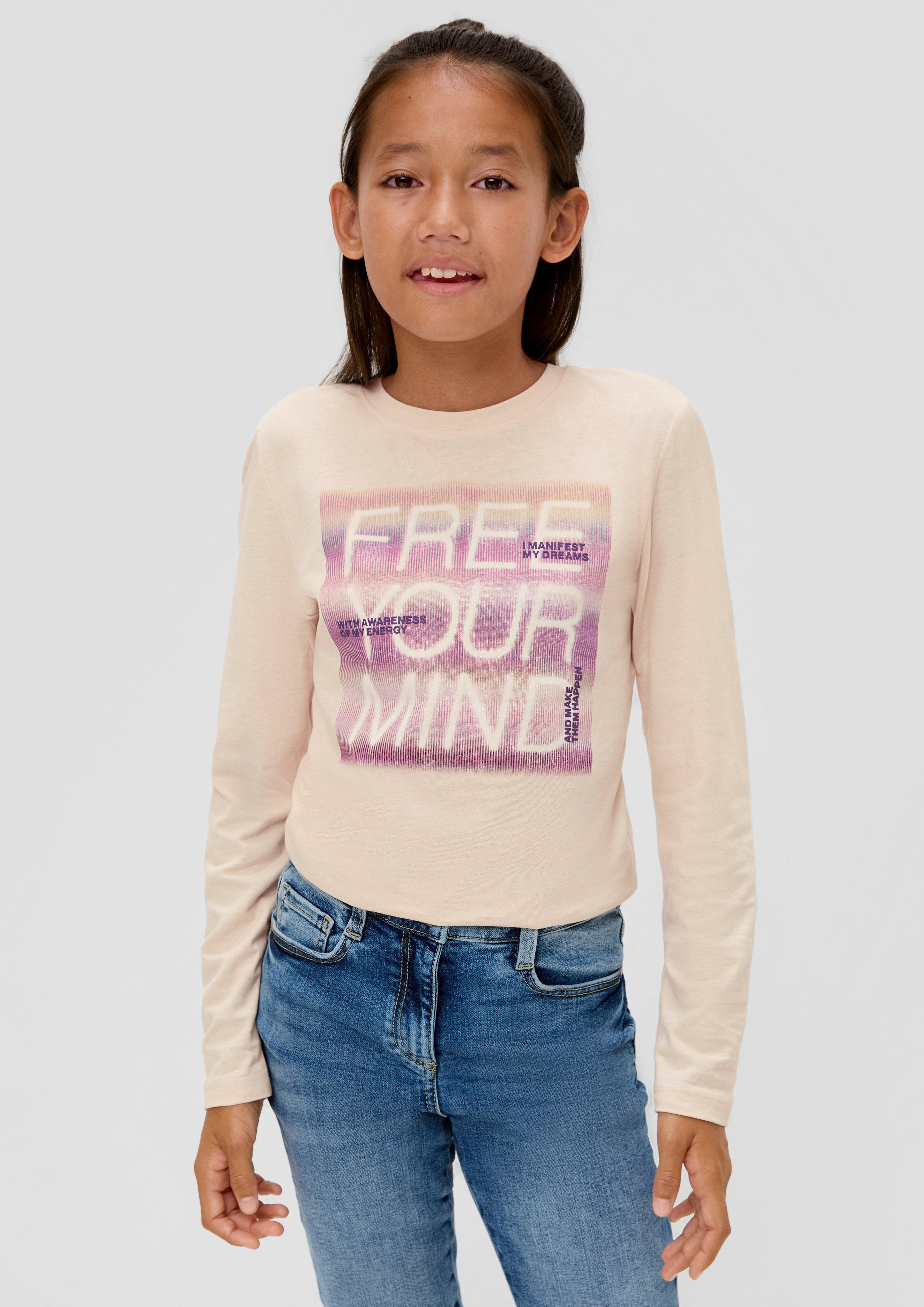 Longsleeve mit Frontprint  2133786-0805