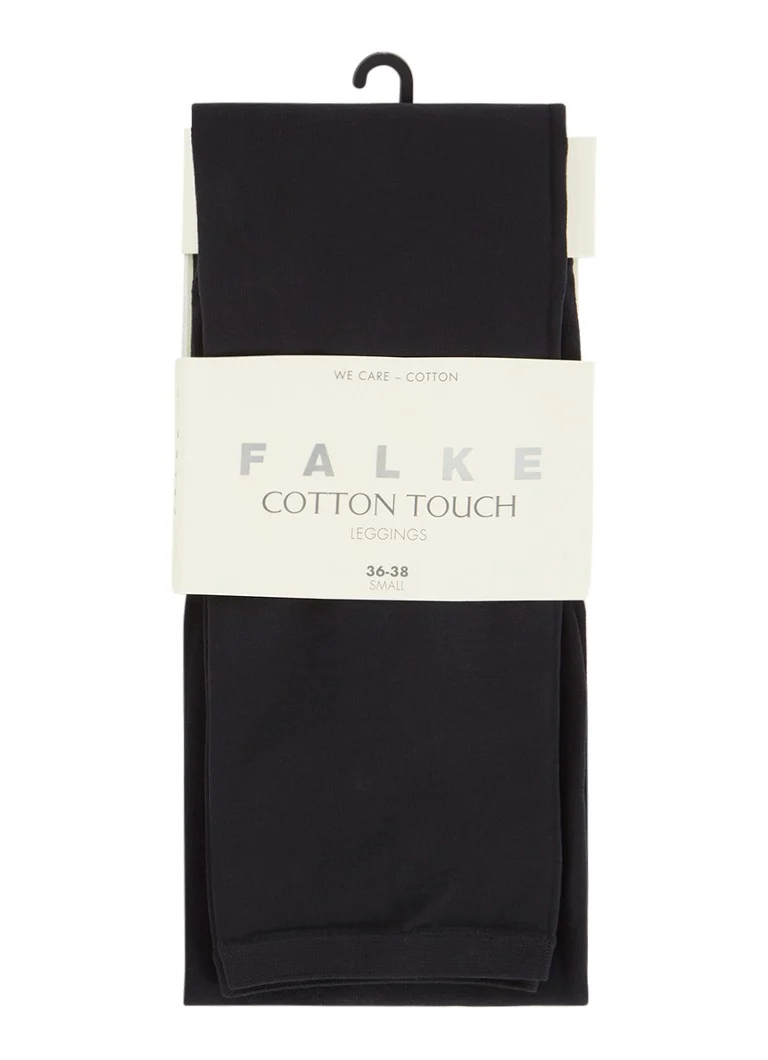 Meias-calças Falke Cotton Touch feitas com mistura de algodão orgânico.