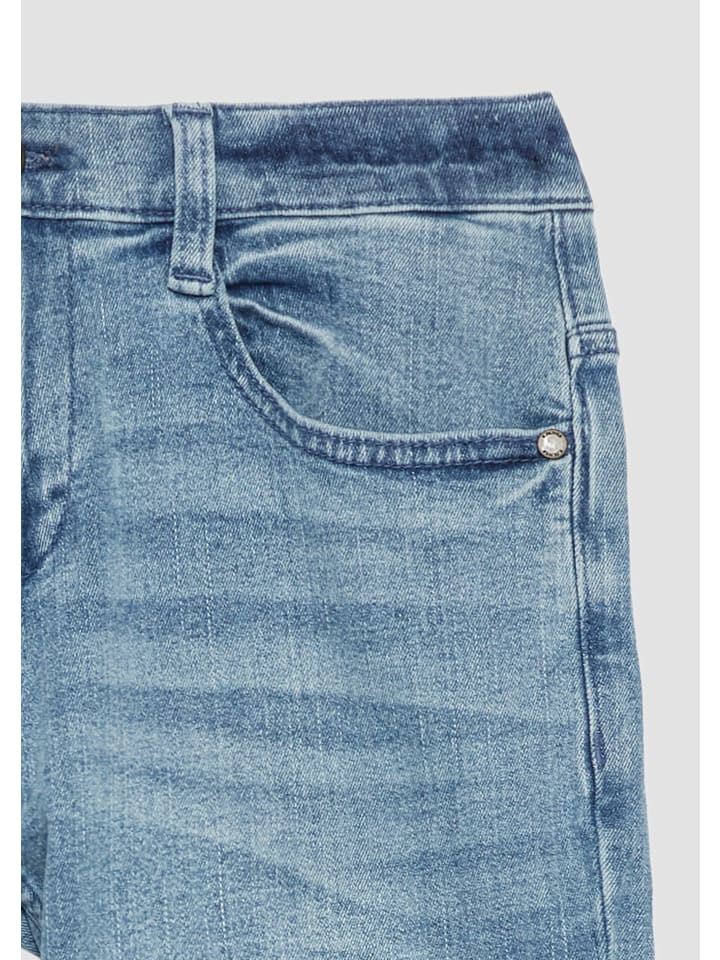 s.Oliver Jeans-Hose lang in Blau günstig kaufen