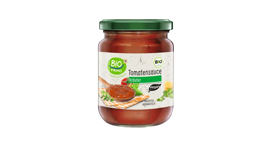 BIO PRIMO Bio vegane Tomatensauce Kräuter 350 ml
