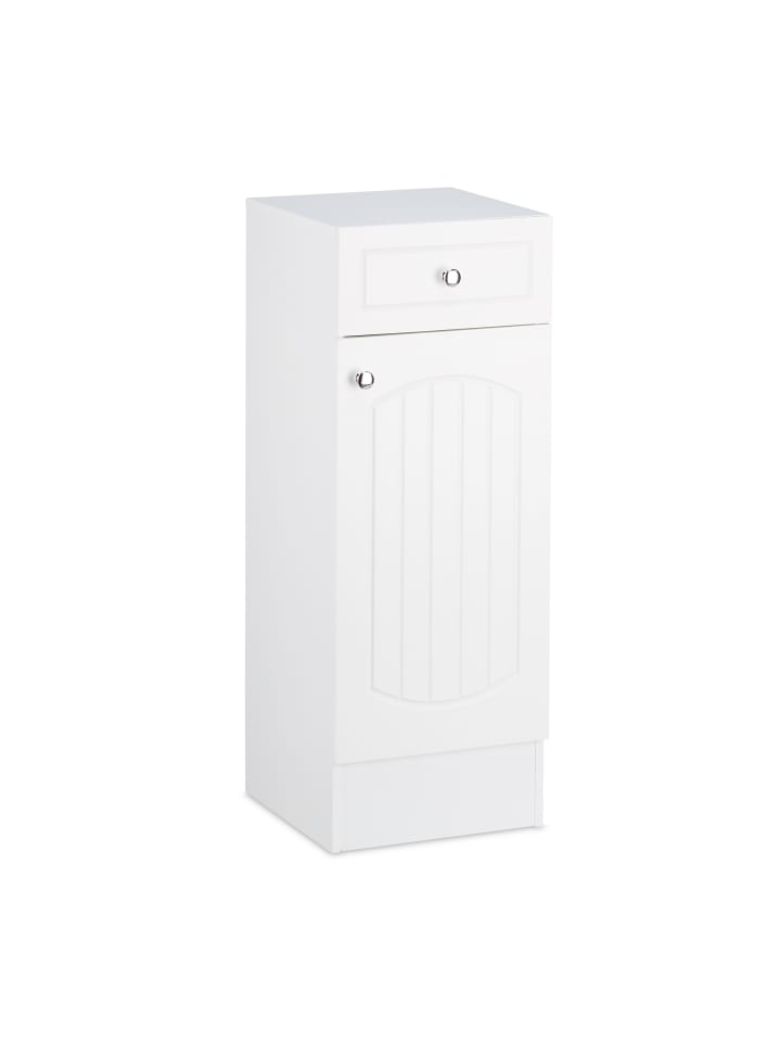 relaxdays Badschrank in Weiß - (B)30,5 x (H)80 x (T)30,5 cm günstig kaufen onesize