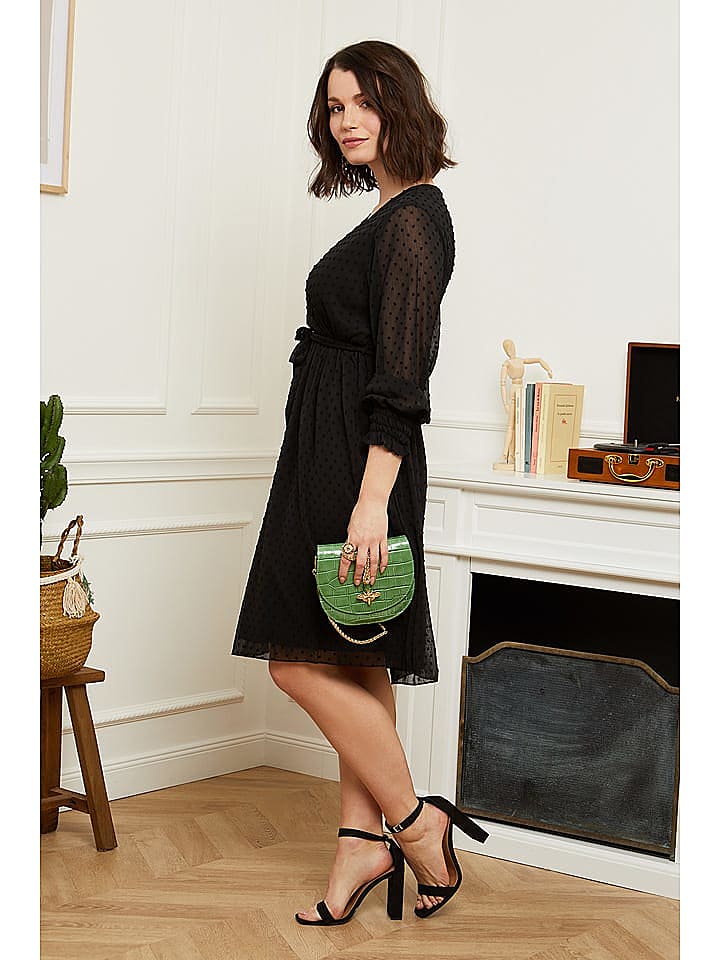 Curvy Lady Kleid in Schwarz günstig kaufen 40/42