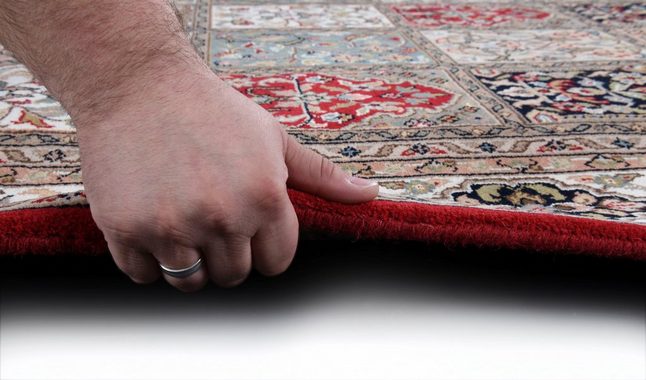 Orientteppich Benares Bachtiari, THEKO, rechteckig, Höhe: 12 mm, reine Wolle, handgeknüpft, mit Fransen