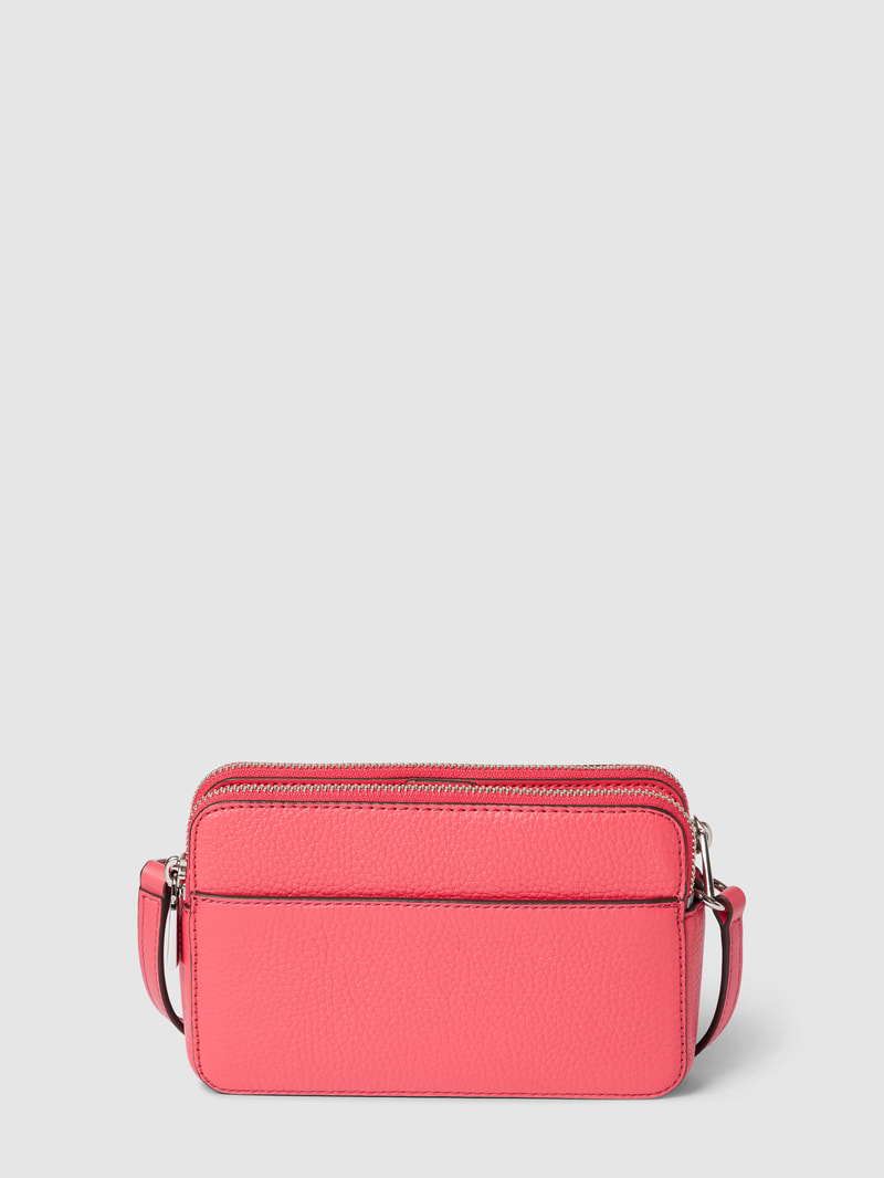 Crossbody Bag mit Label-Detail Modell 'JET SET' in pink