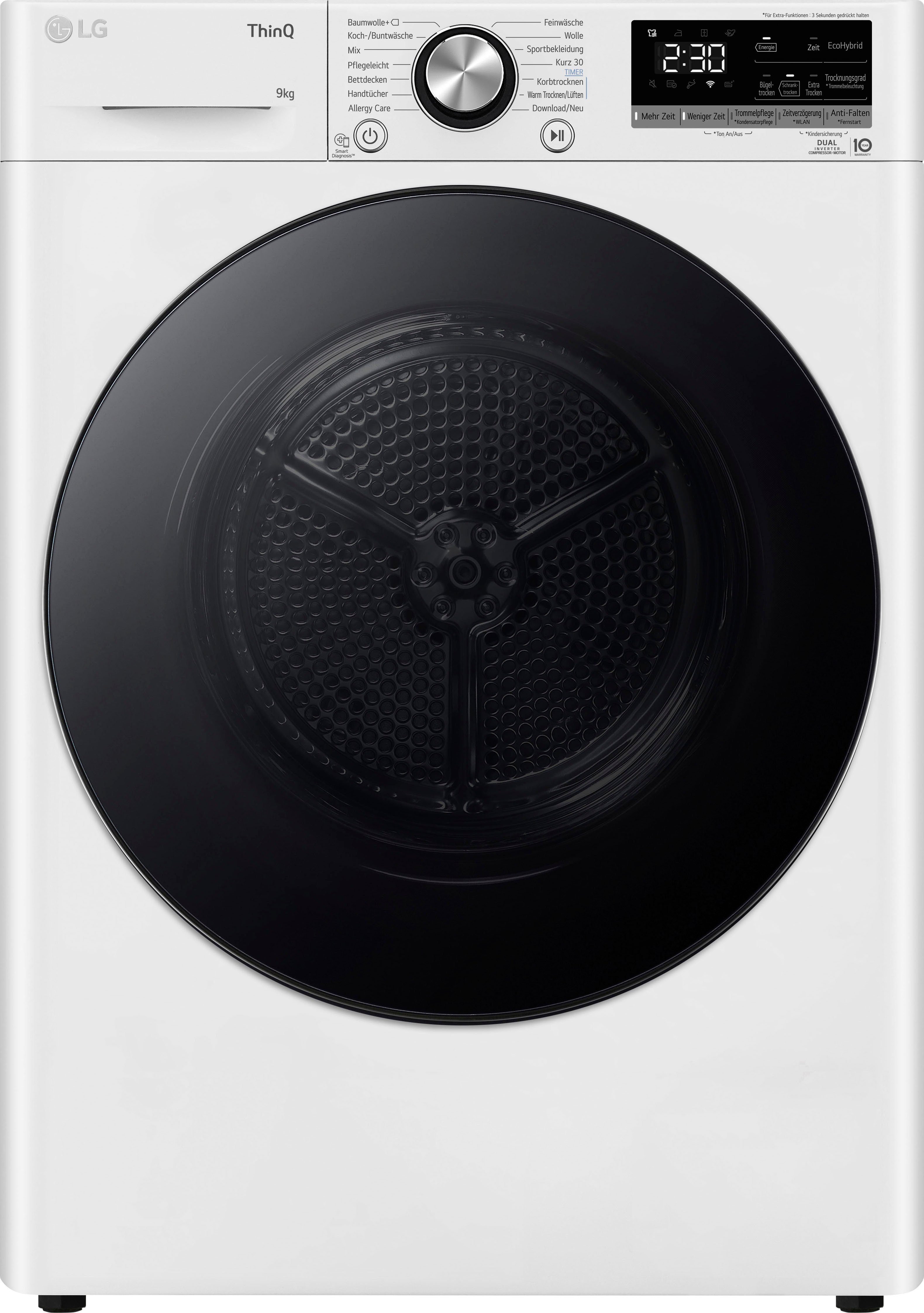 LG Wärmepumpentrockner Vivace RT90V9W, 9 kg
