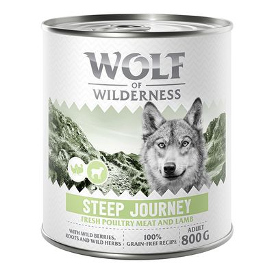 Wolf of Wilderness Adult 6 x 800 g - Mit viel frischem Geflügel