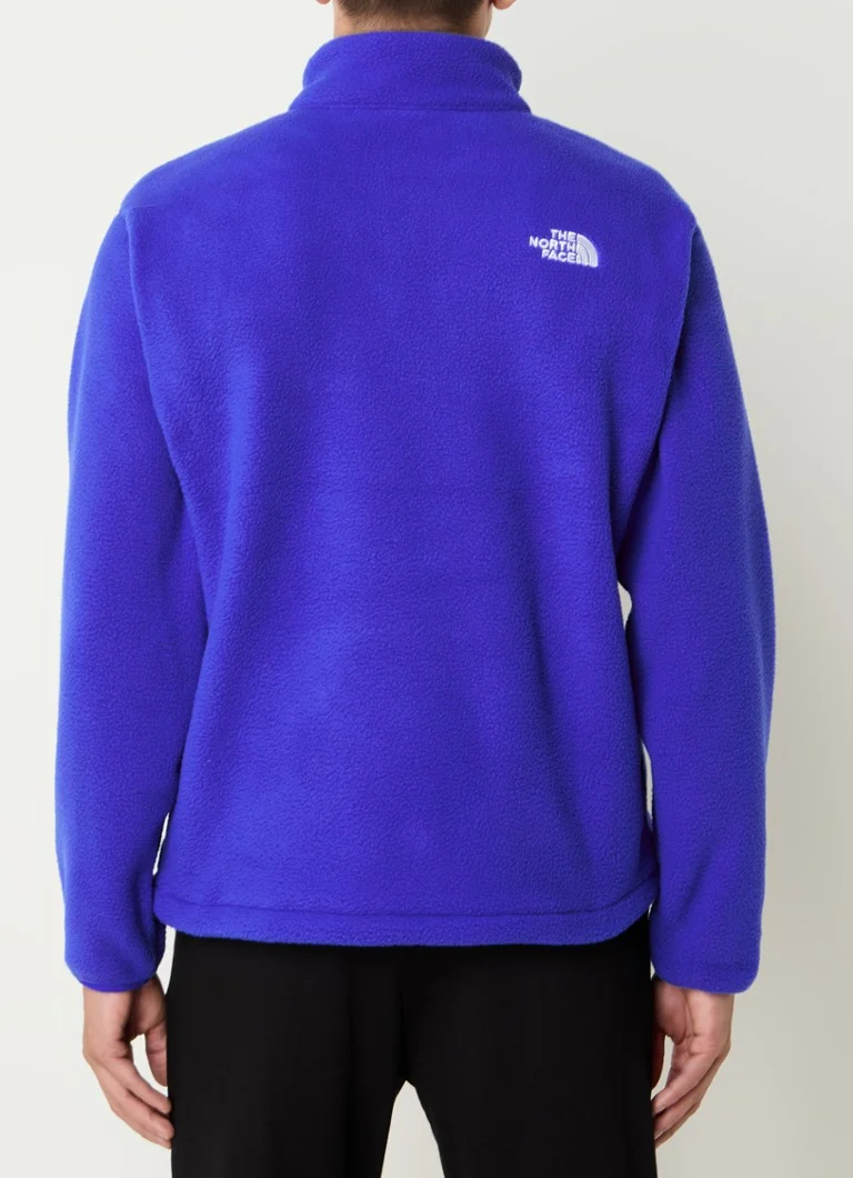The North Face Fleece sweater with half zip and logo embroidery