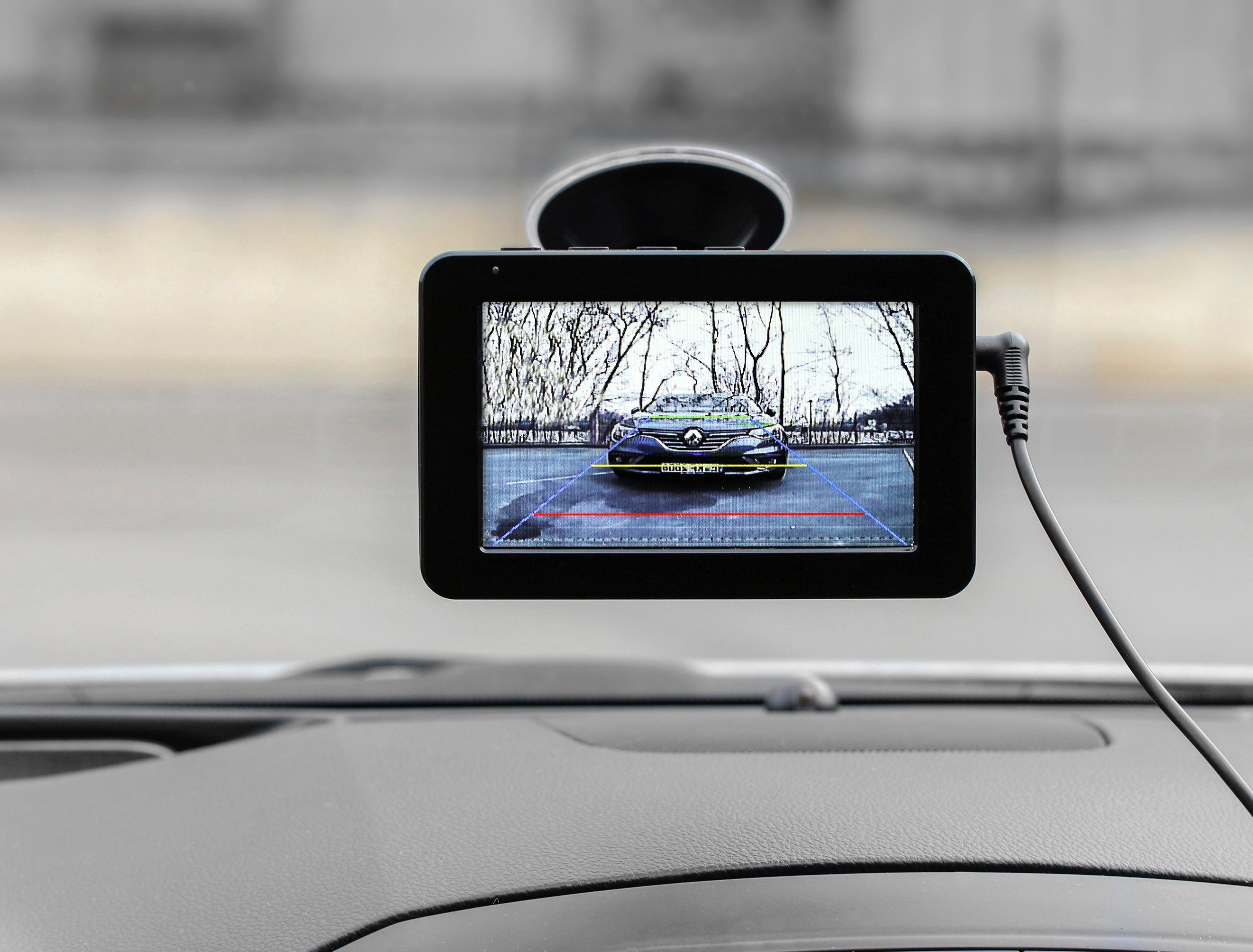 EUFAB EUFAB Rückfahrkamera (Rückfahr-Kamerasystem kabellos, 4,3 Display)