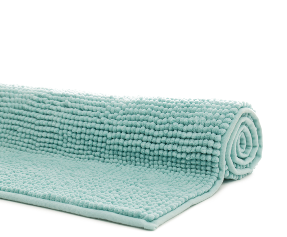 Duschvorlage Chenille mint