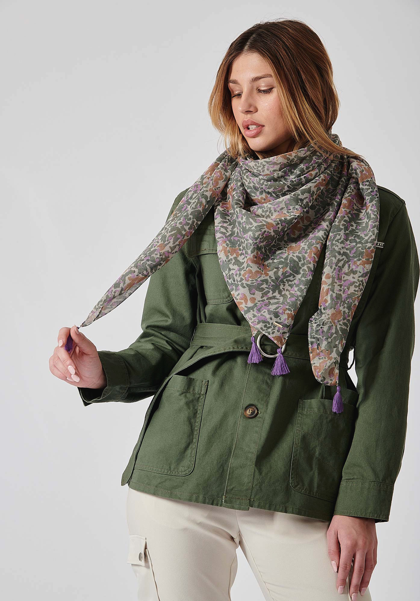 FOULI  Chèche multicolore femme