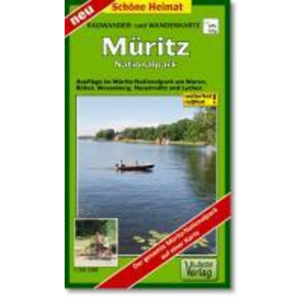 Müritz-Nationalpark 1 : 50 000 Radwander- und Wanderkarte - Wanderkarte