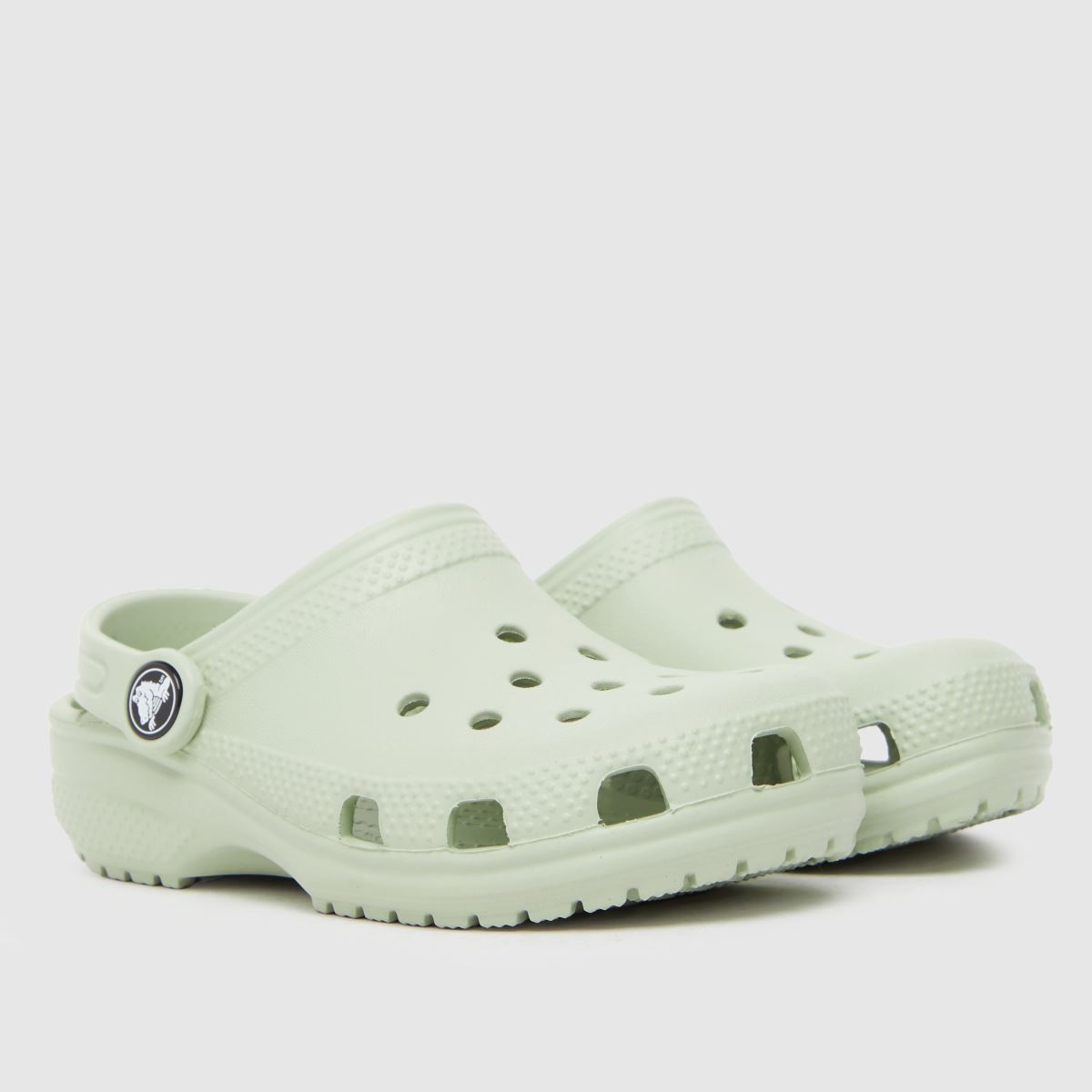 Crocs világoszöld klasszikus klumpa Junior szandál