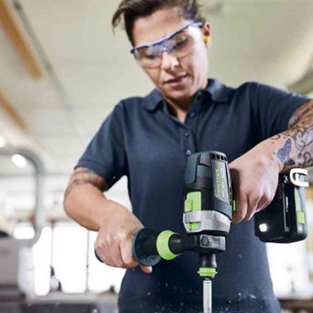 Conjunto de Furadeira de Impacto FESTOOL 18 V 2 x 5,2 Ah 13 mm TPC 577285