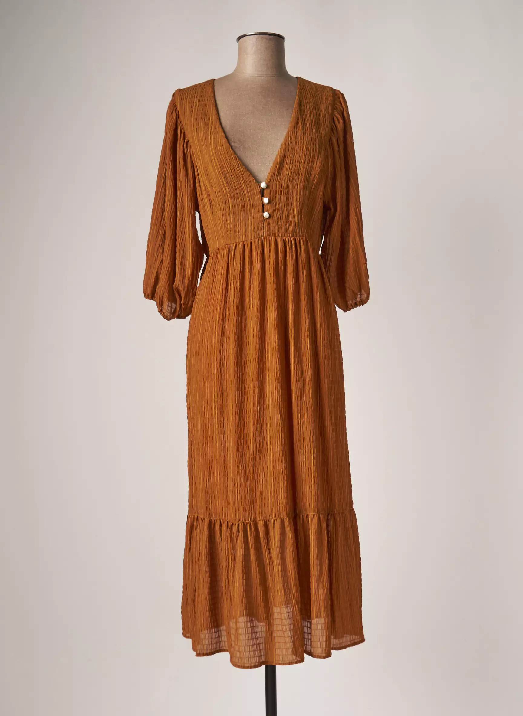 Lenny B Robes Longues Femme couleur marron