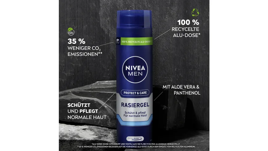 NIVEA MEN Protect & Care Rasiergel 200 ml